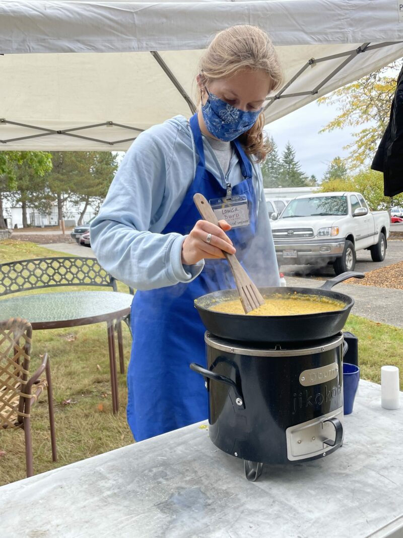 Louisa Cooking
